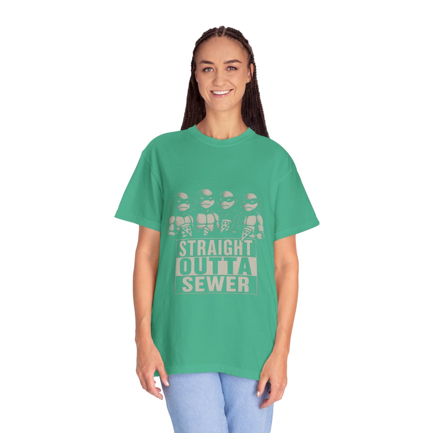 Straight Outta Sewer – Ninja Turtle NWA Parody T-Shirt