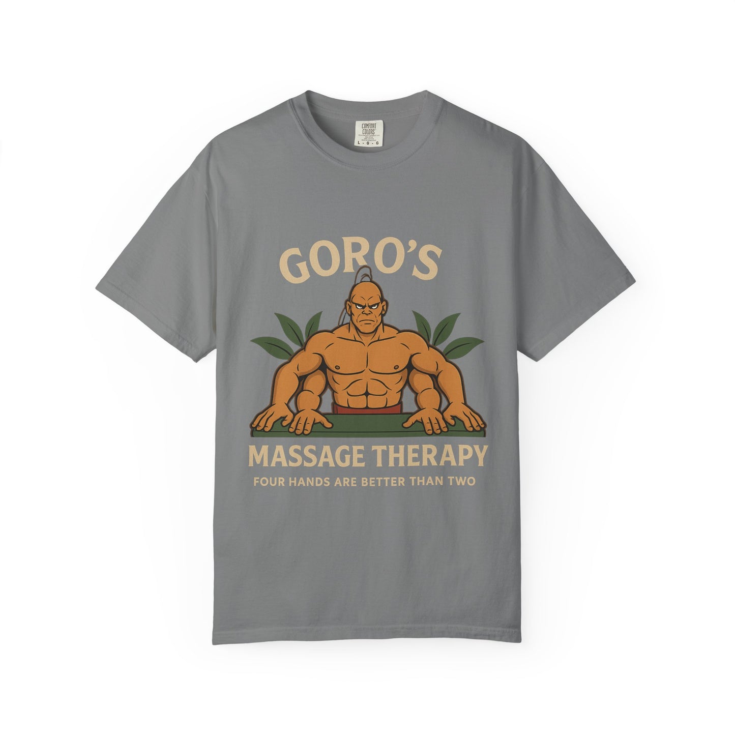 Goro’s Massage Therapy T-Shirt – Four Hands Are Better Than Two