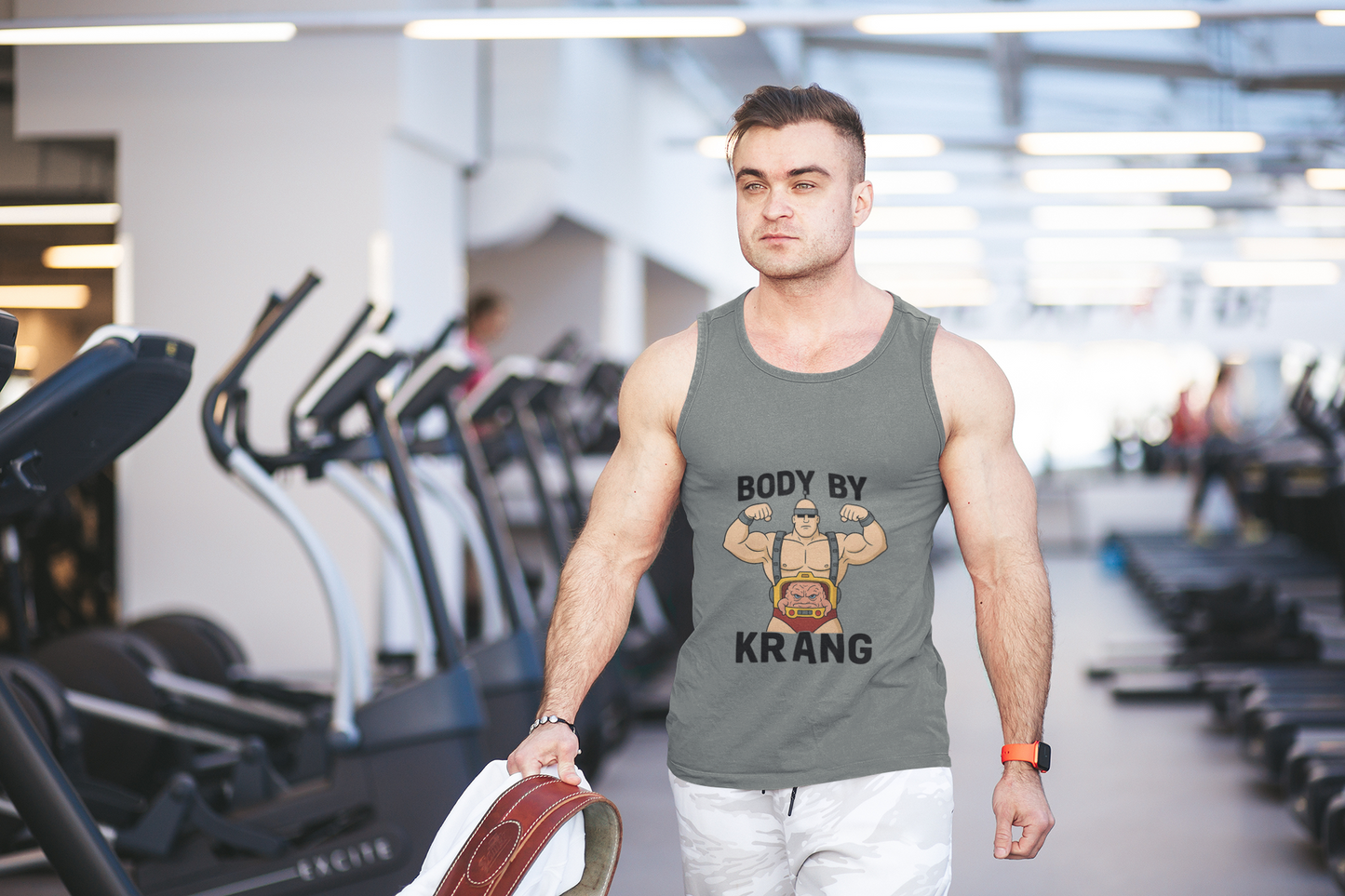 Body by Krang – Retro Cartoon Villain Flex Tank Top