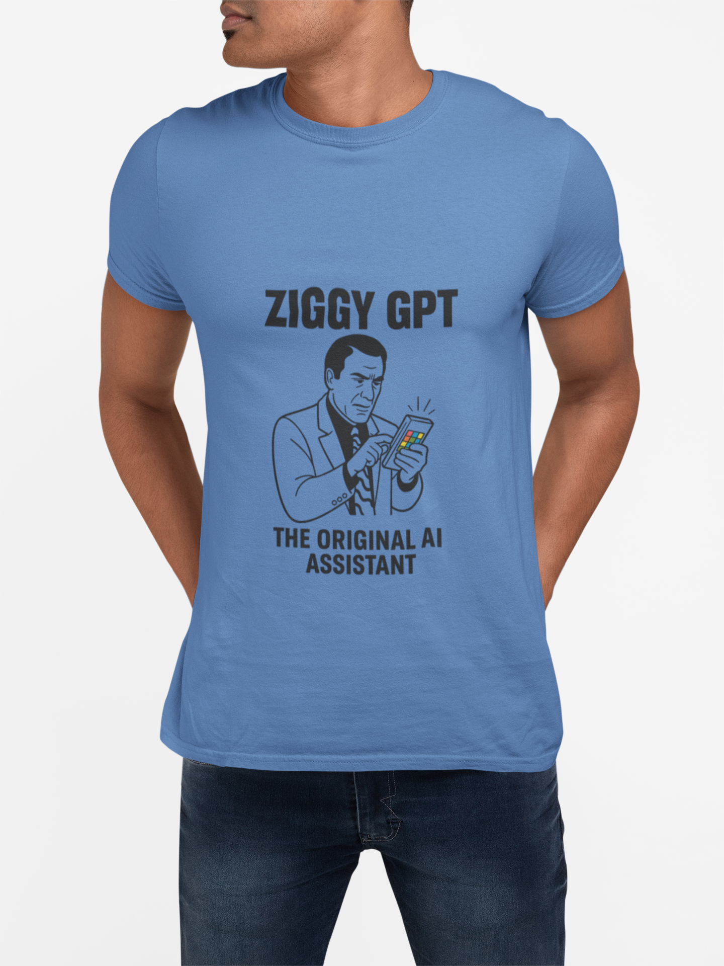 Ziggy GPT – The Original AI Assistant | Quantum Leap Fan T-Shirt