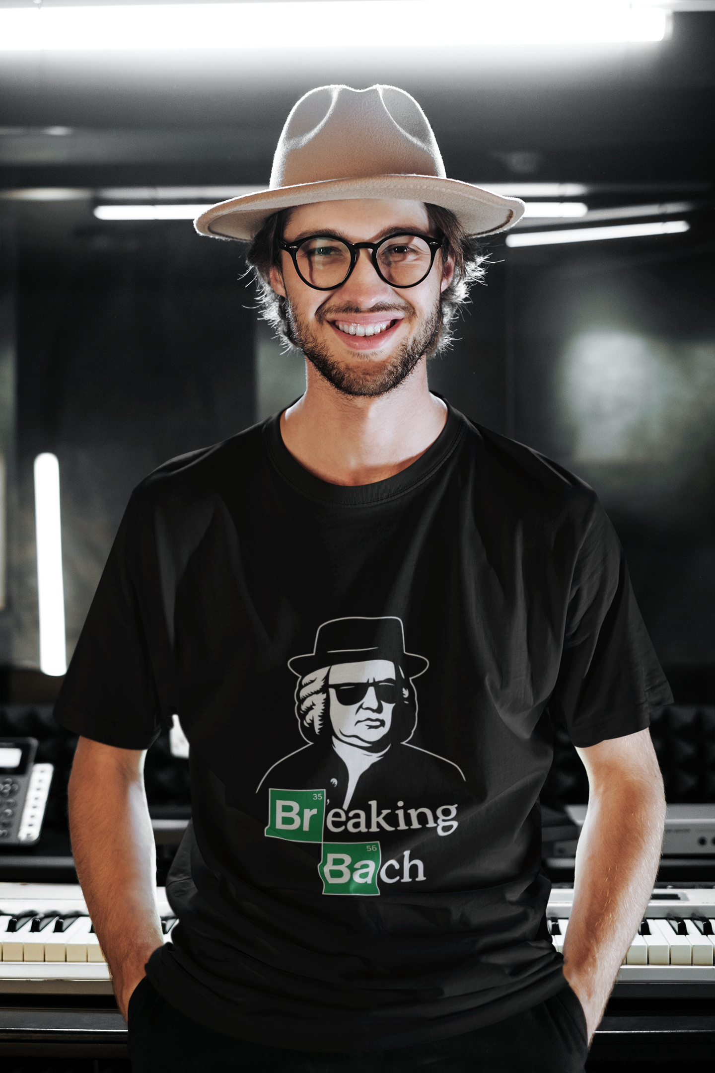 Breaking Bach – Classical Composer Parody T-Shirt