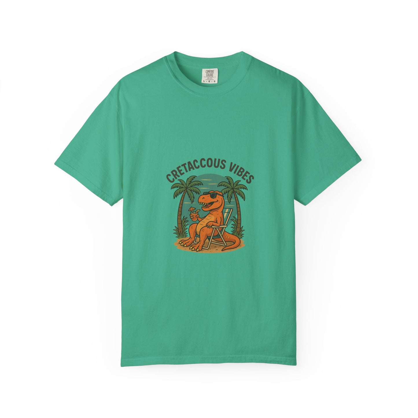 Cretaceous Vibes Only – Retro Dinosaur Tee for Summer Chill & Prehistoric Thrills