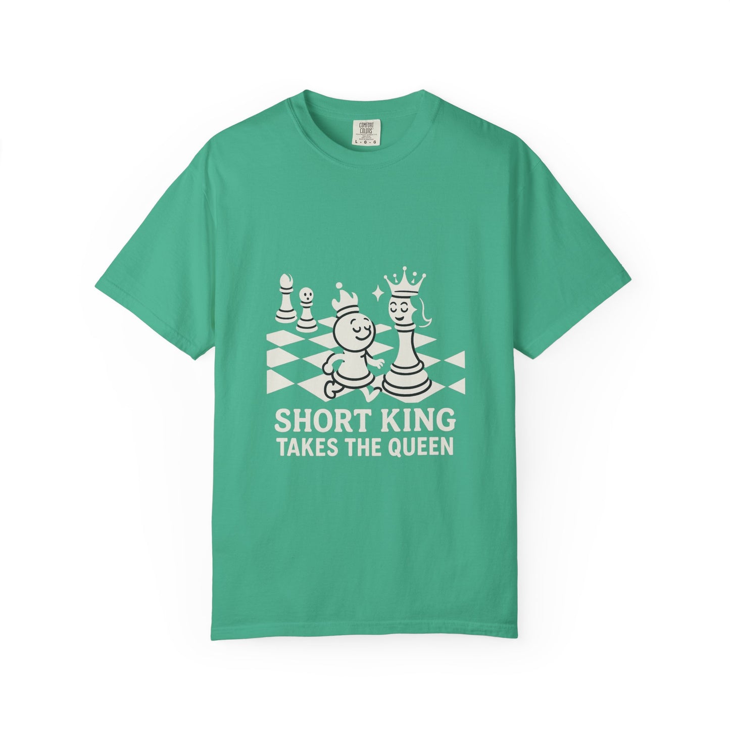 Short King Takes the Queen – Funny Chess Love T-Shirt