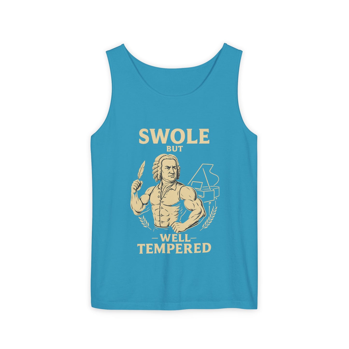 Swole But Well-Tempered Tank – Buff Bach Sleeveless Edition