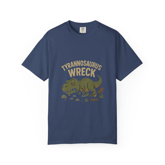 Tyrannosaurus Wreck – Dino Disaster Mood Tee