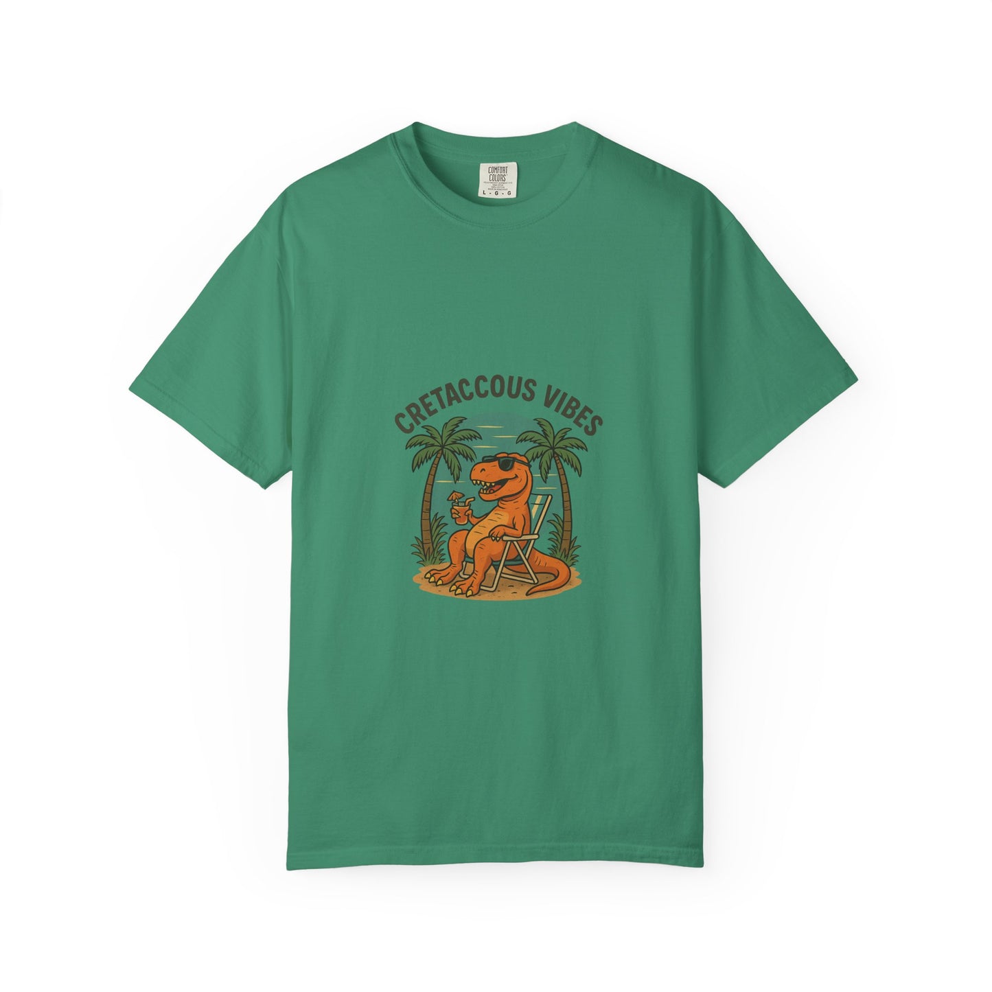 Cretaceous Vibes Only – Retro Dinosaur Tee for Summer Chill & Prehistoric Thrills