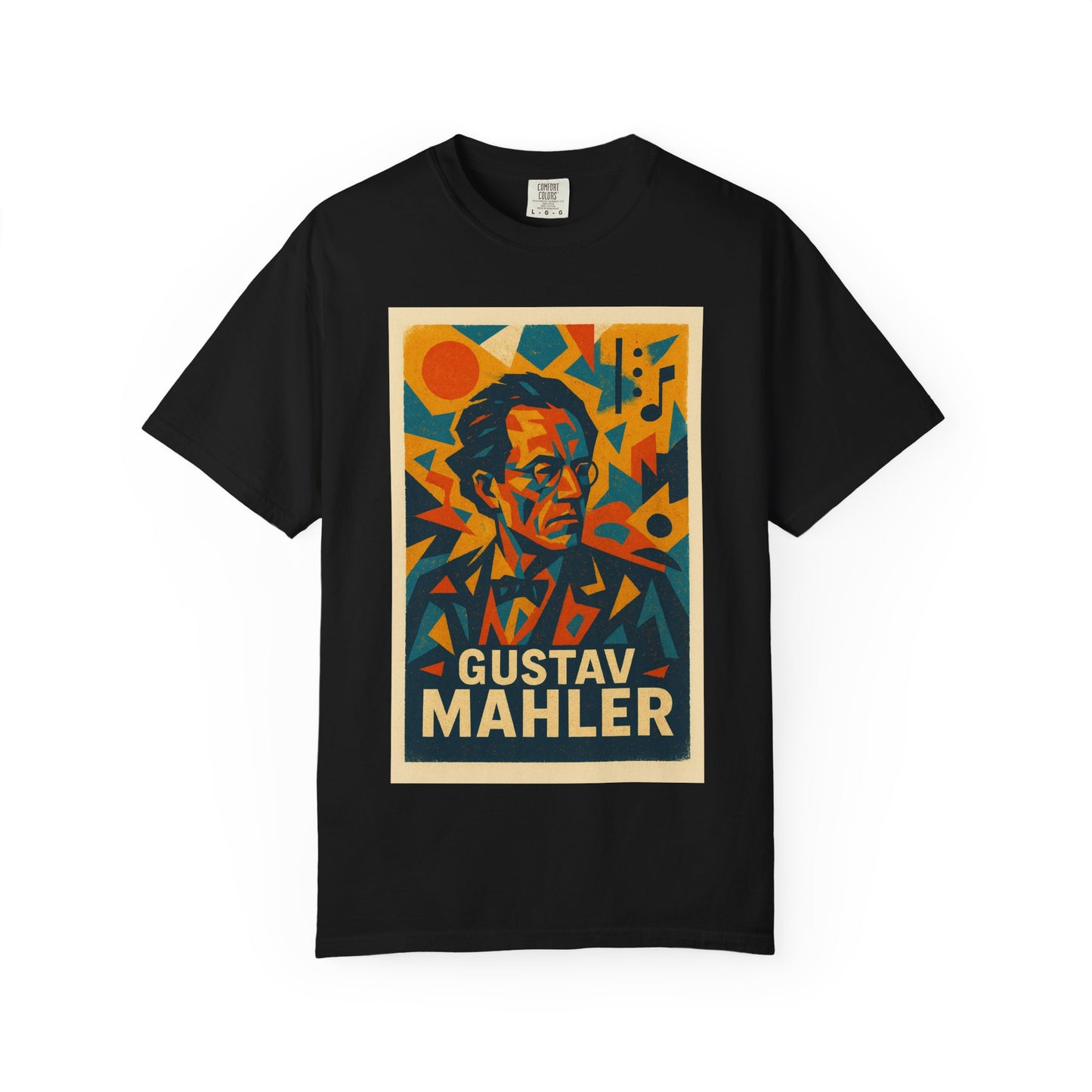 Gustav Mahler Vintage Art Tee – Bold Composer Shirt for Music Lovers