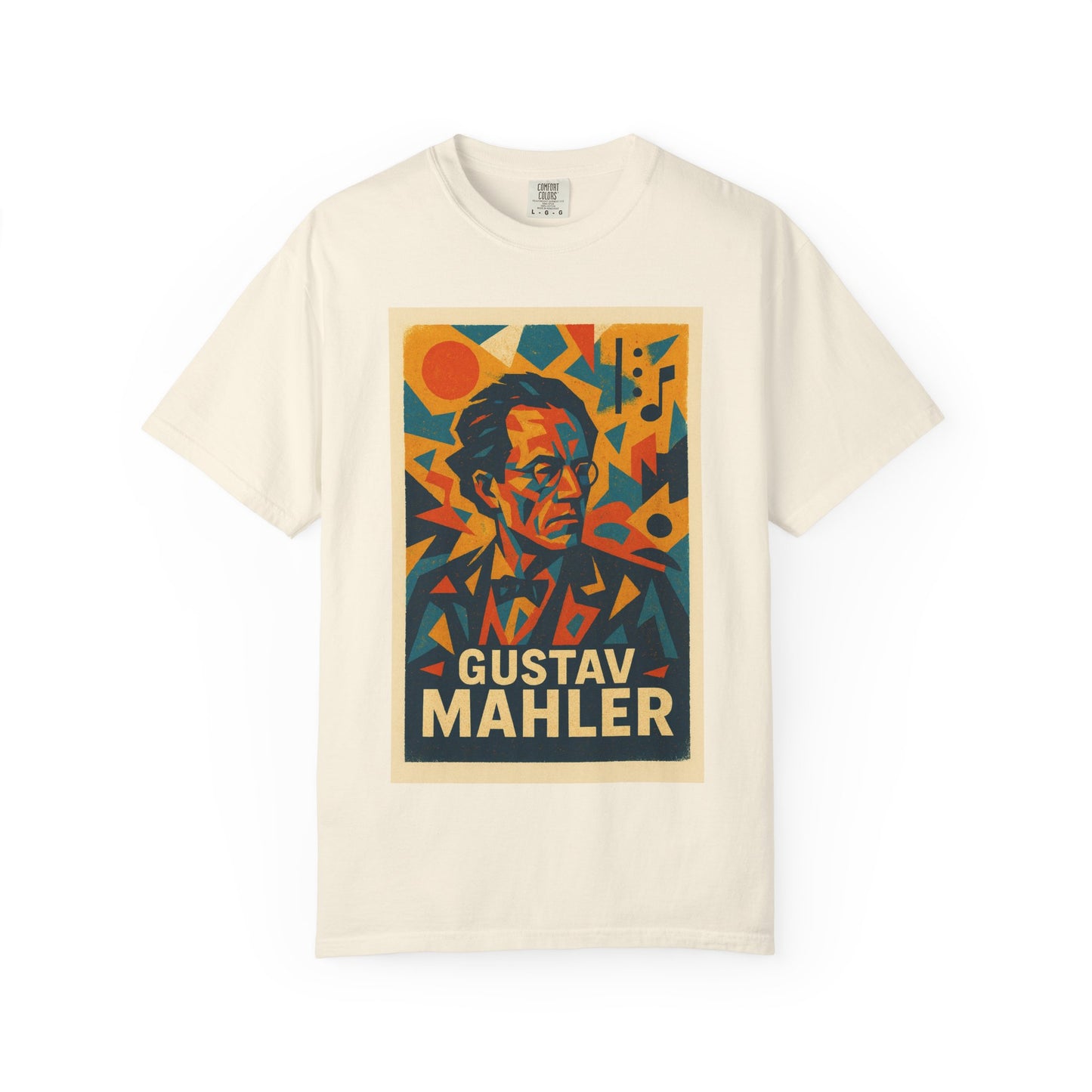 Gustav Mahler Vintage Art Tee – Bold Composer Shirt for Music Lovers