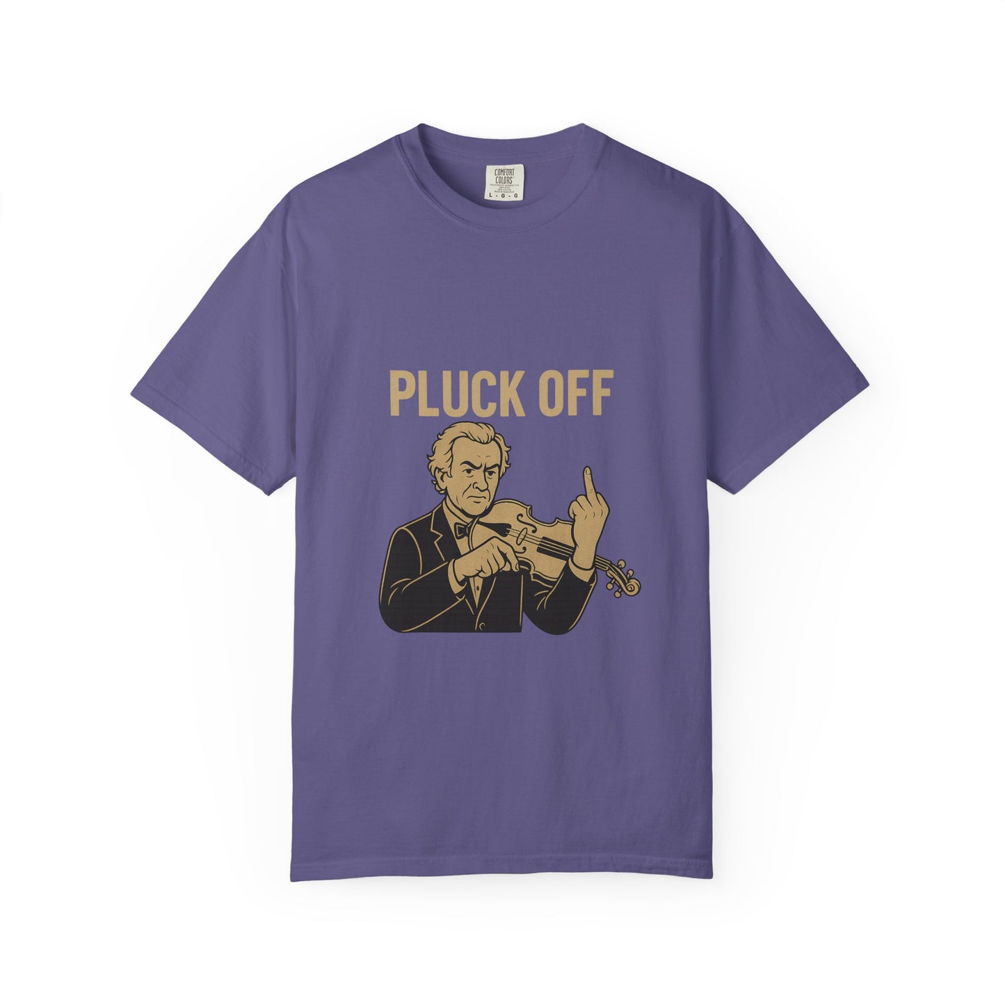 Pluck Off Violinist Tee – Classical Sass, Street-Class Attitude