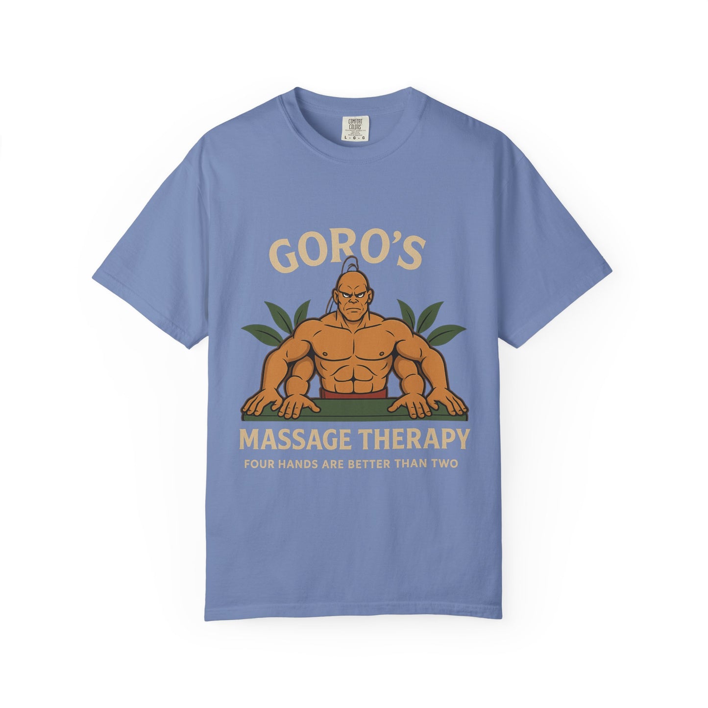 Goro’s Massage Therapy T-Shirt – Four Hands Are Better Than Two