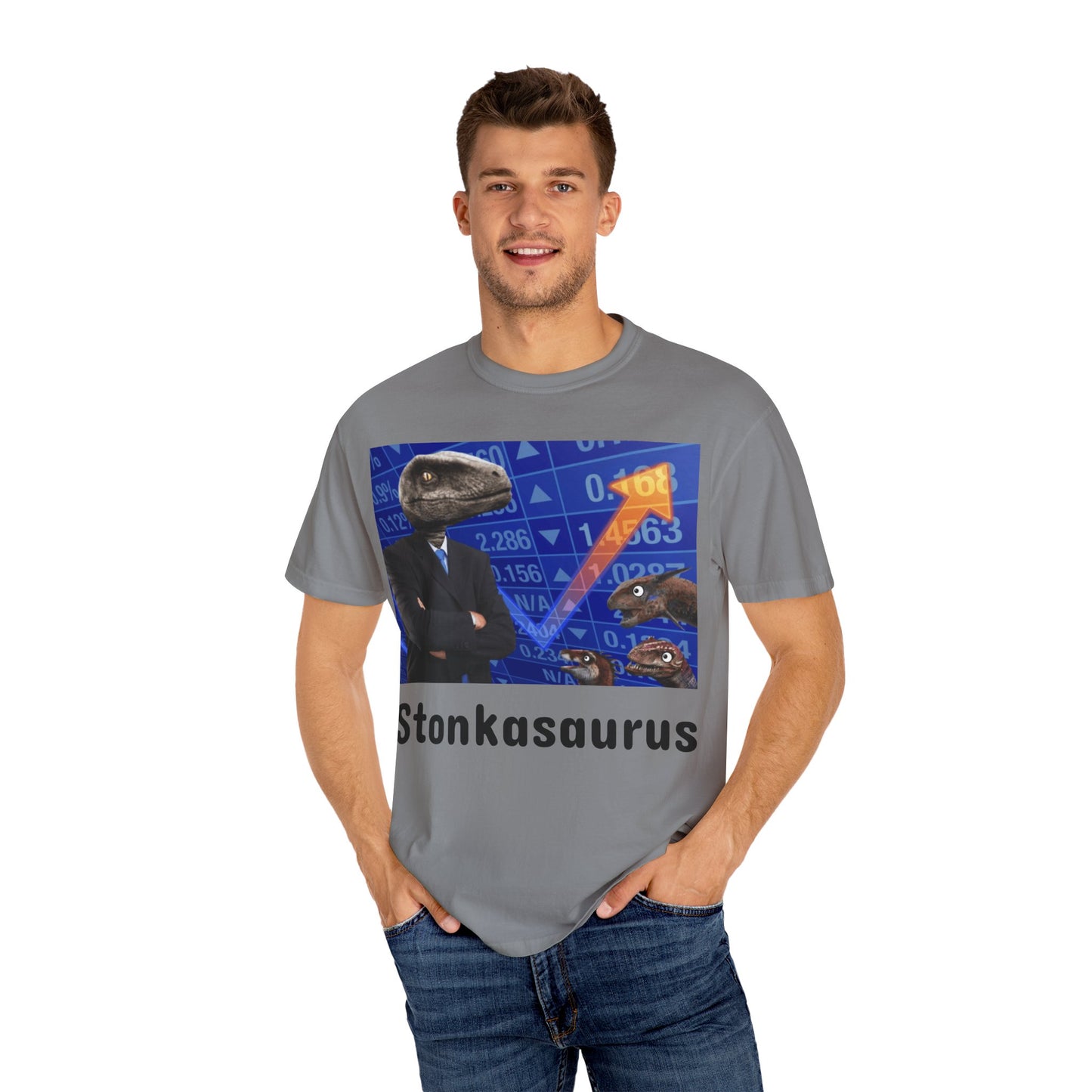 Stonkasaurus Unisex T-Shirt | Trendy Graphic Tee for Meme Lovers, Casual Wear, Gift for Gamers, Humor Clothing, Birthday Present