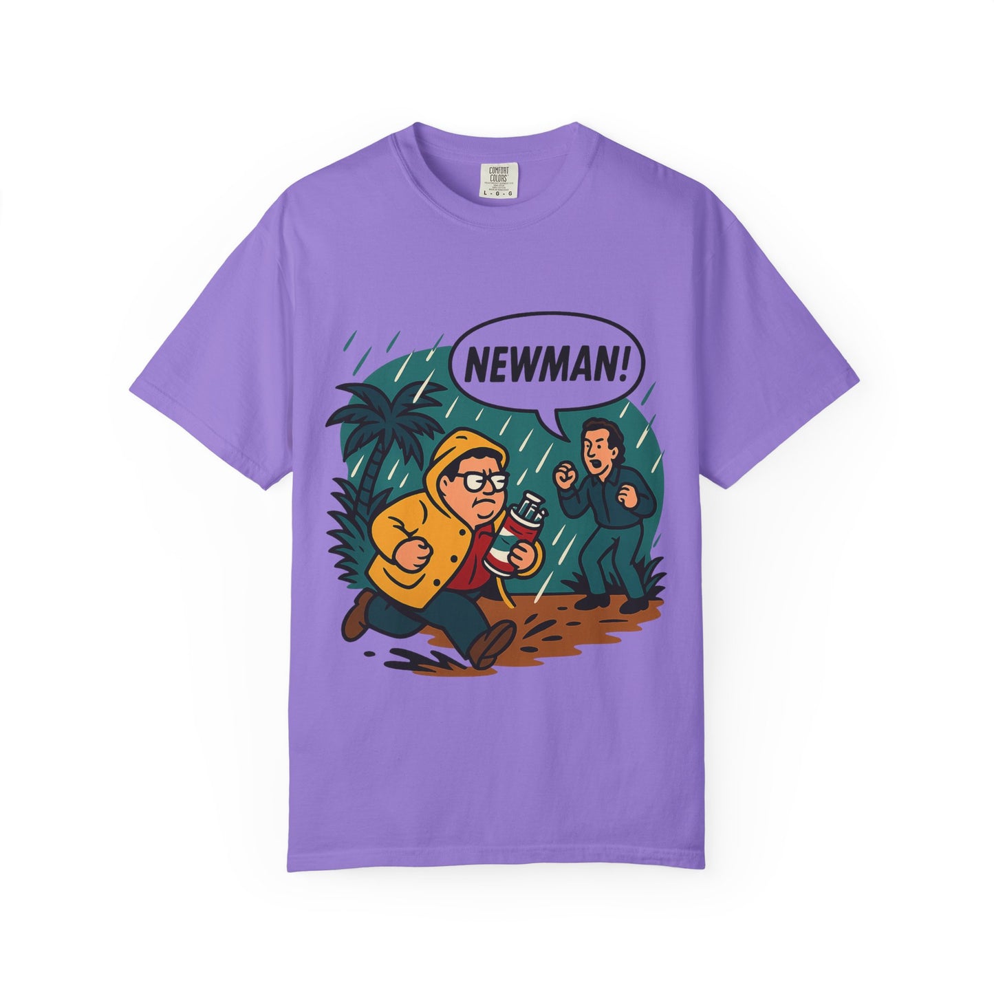 “Newman! Jurassic Crossover” Unisex T-Shirt – Seinfeld x Dino Adventure Parody Tee