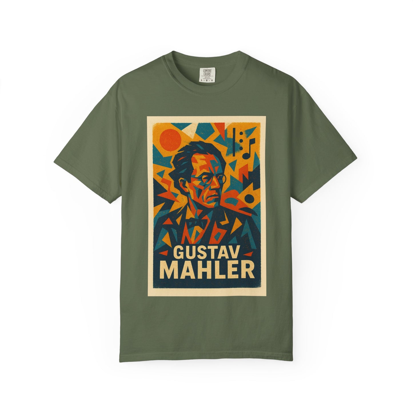 Gustav Mahler Vintage Art Tee – Bold Composer Shirt for Music Lovers