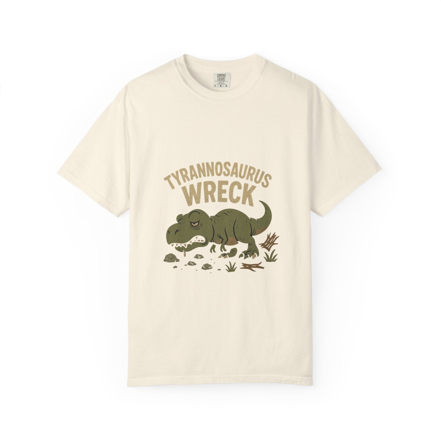 Tyrannosaurus Wreck – Dino Disaster Mood Tee