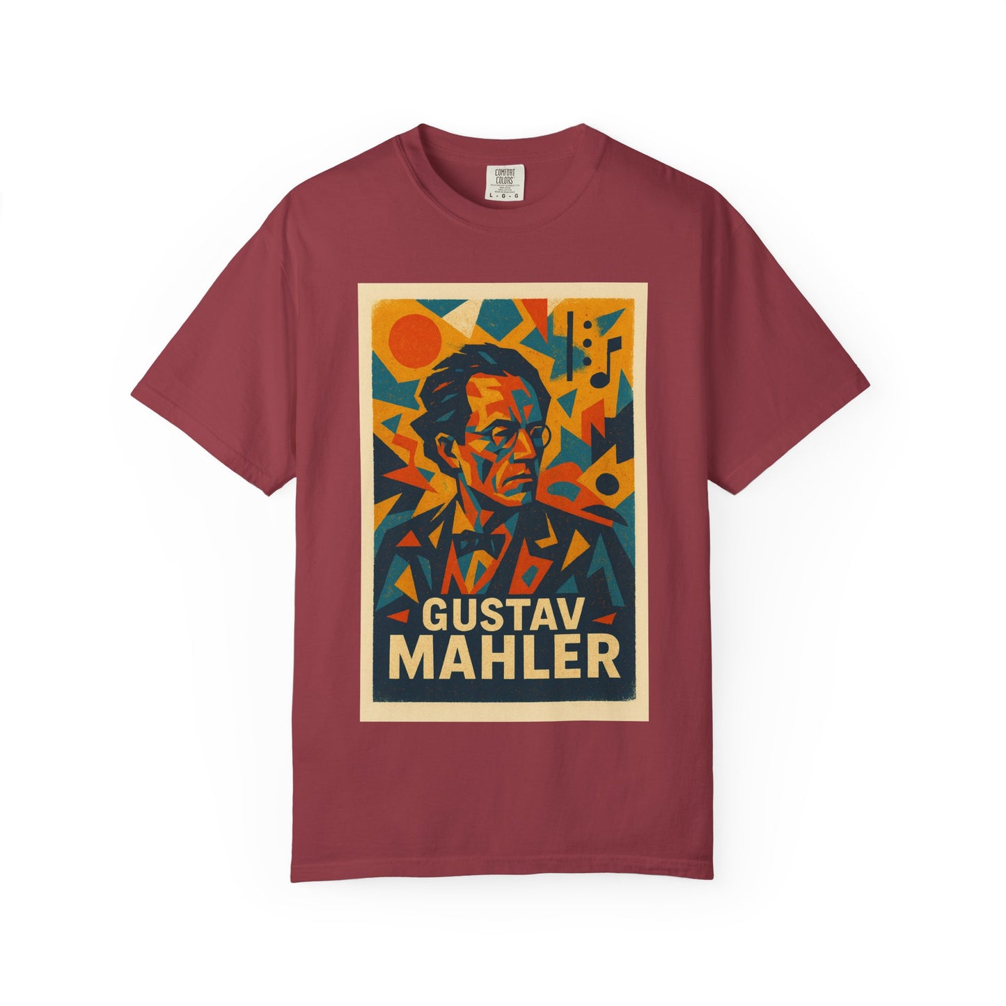 Gustav Mahler Vintage Art Tee – Bold Composer Shirt for Music Lovers