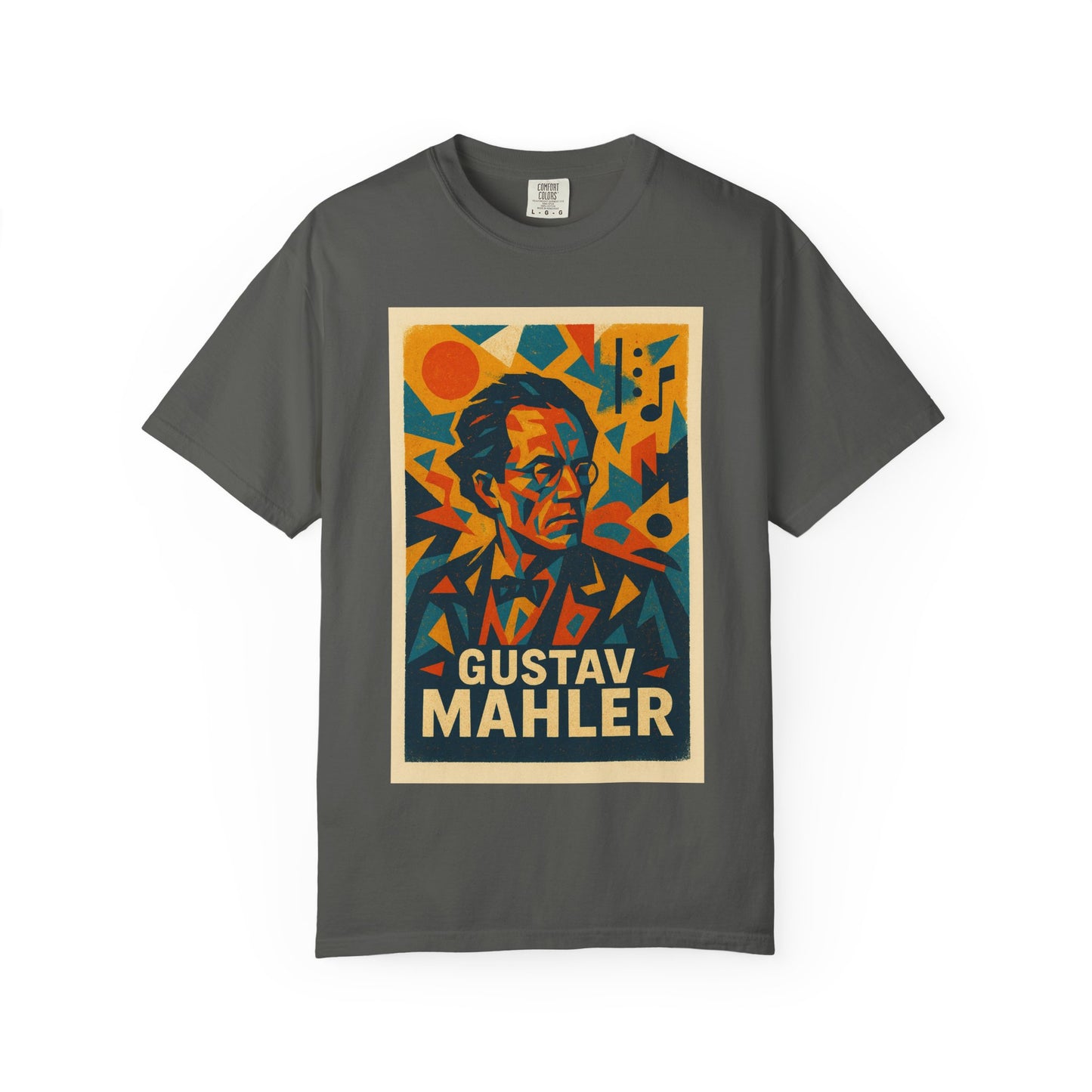 Gustav Mahler Vintage Art Tee – Bold Composer Shirt for Music Lovers