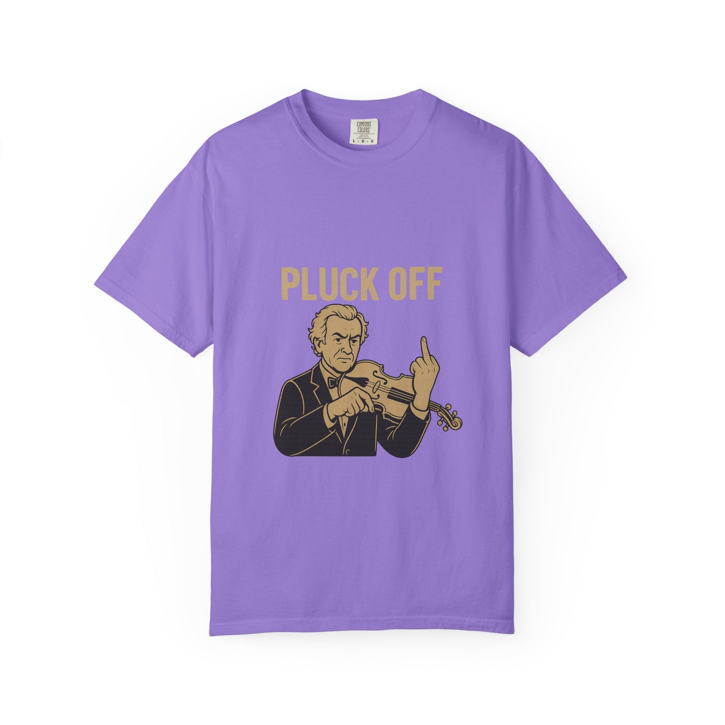 Pluck Off Violinist Tee – Classical Sass, Street-Class Attitude