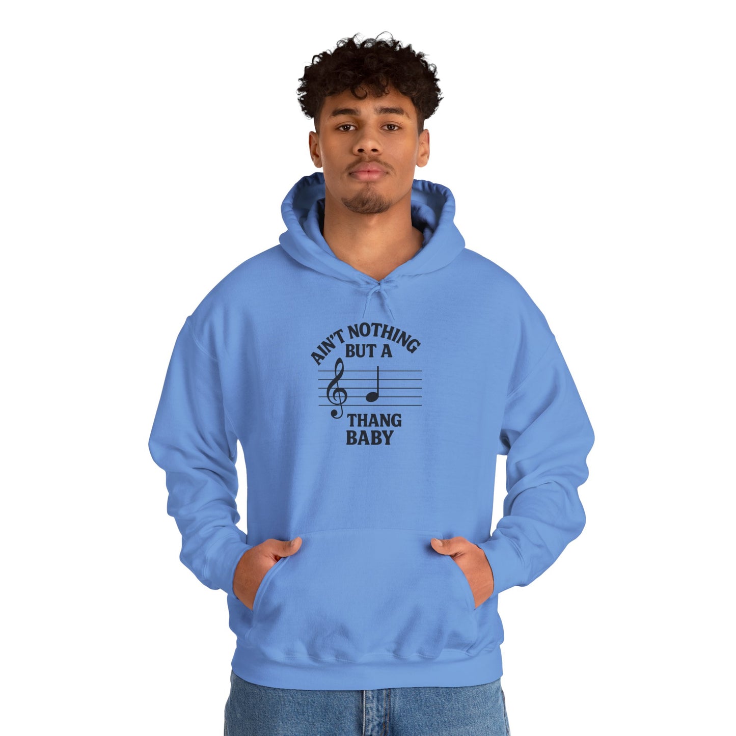 Ain’t Nothing But a G Thang Baby Hoodie – Funny Music Pun Sweatshirt for Musicians & Hip-Hop Fans