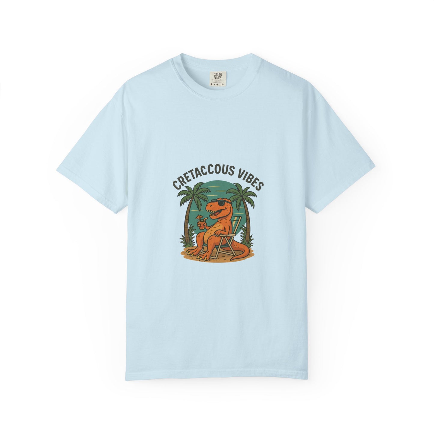 Cretaceous Vibes Only – Retro Dinosaur Tee for Summer Chill & Prehistoric Thrills
