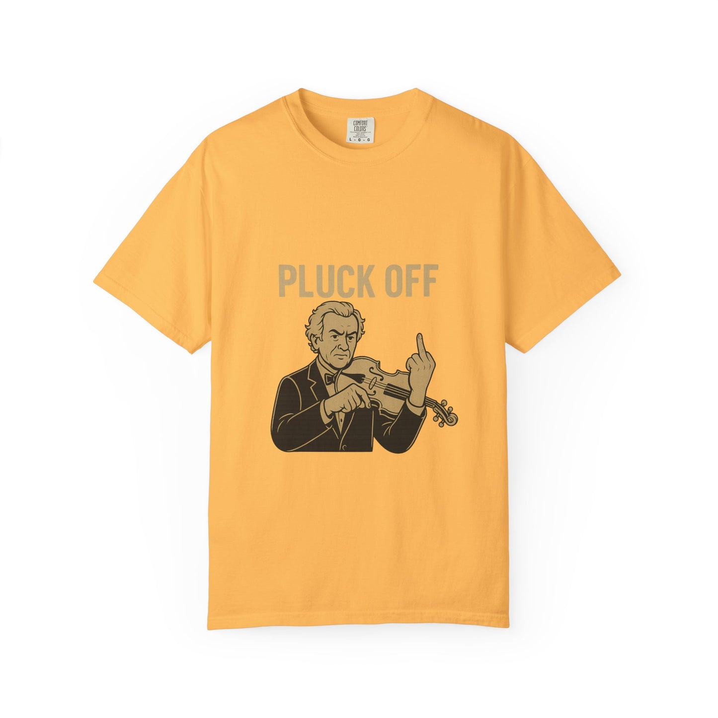 Pluck Off Violinist Tee – Classical Sass, Street-Class Attitude