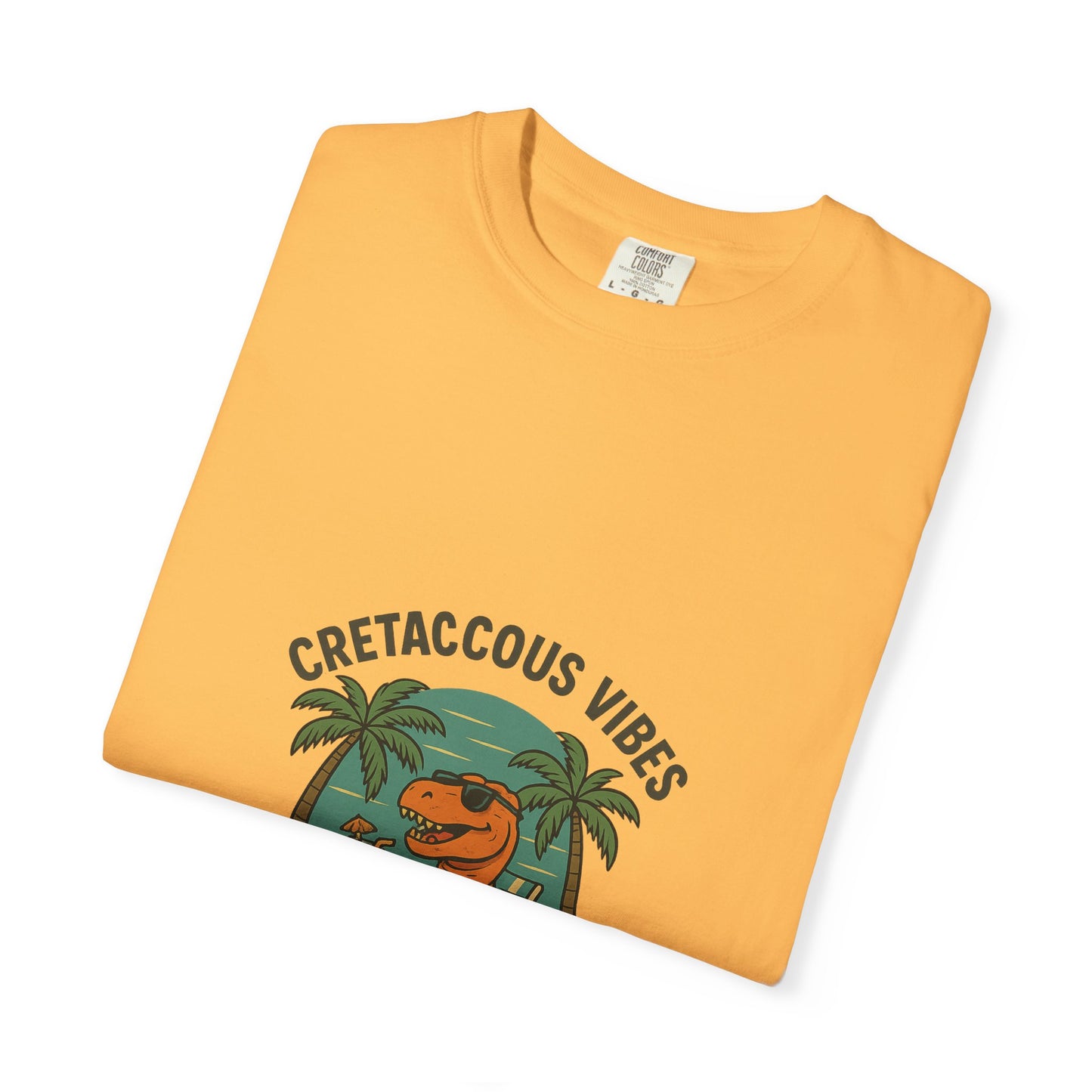 Cretaceous Vibes Only – Retro Dinosaur Tee for Summer Chill & Prehistoric Thrills