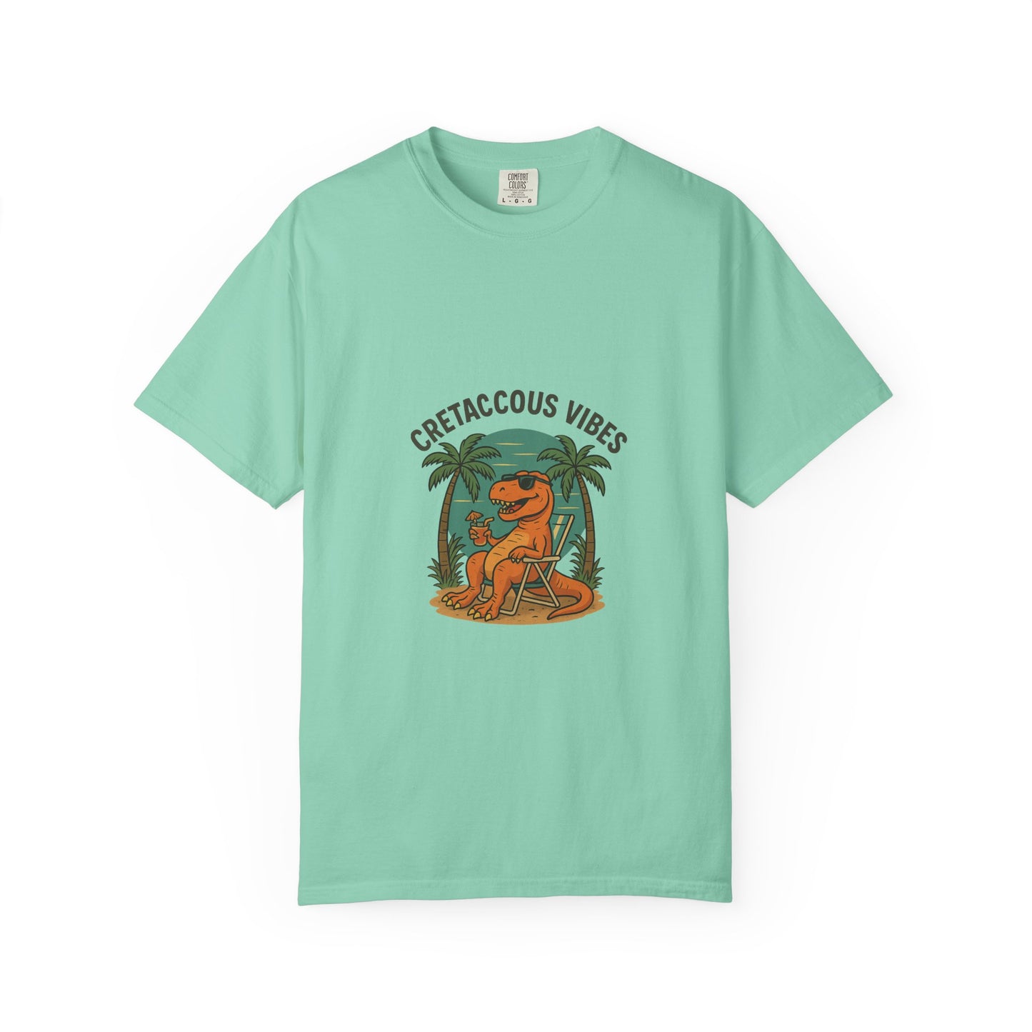 Cretaceous Vibes Only – Retro Dinosaur Tee for Summer Chill & Prehistoric Thrills