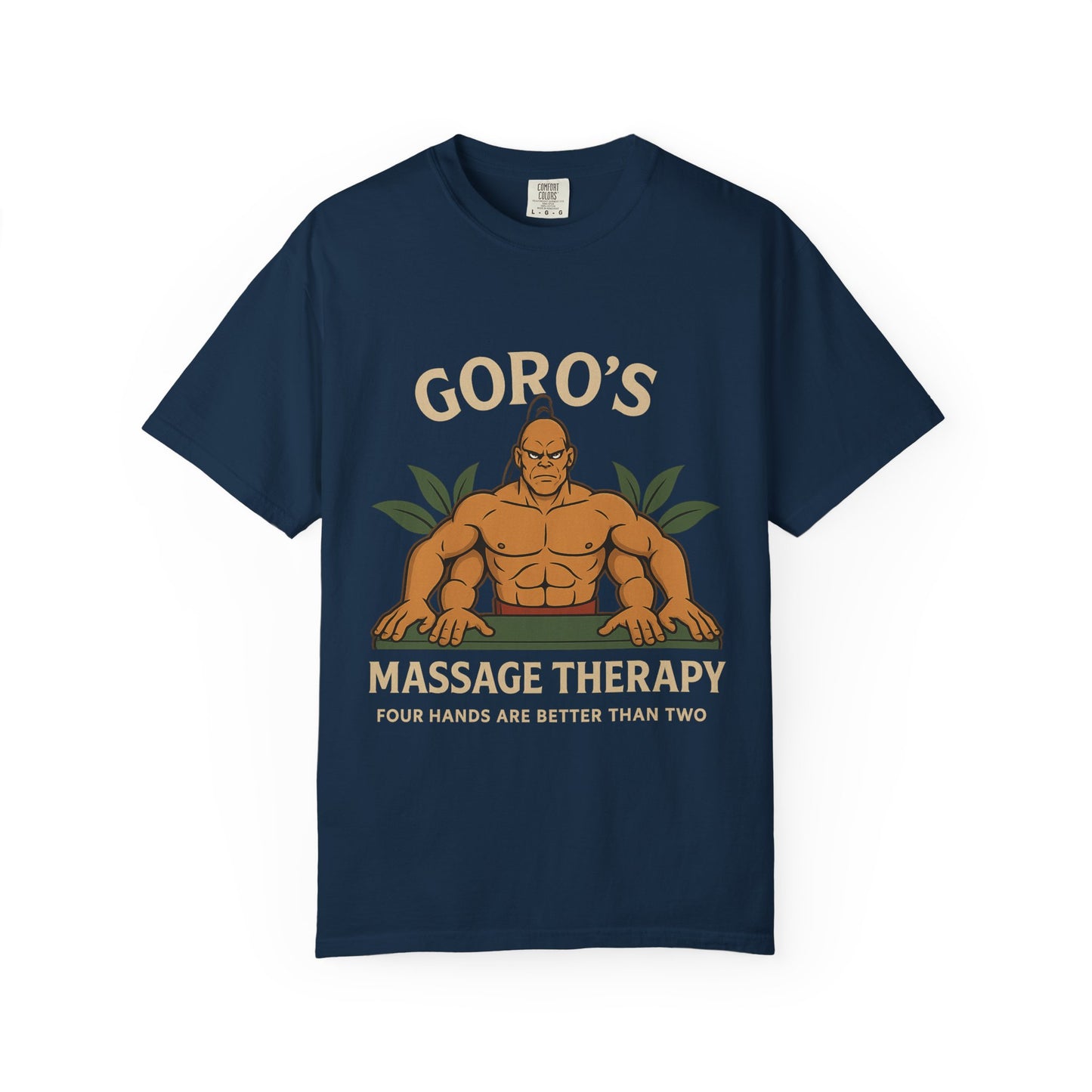 Goro’s Massage Therapy T-Shirt – Four Hands Are Better Than Two