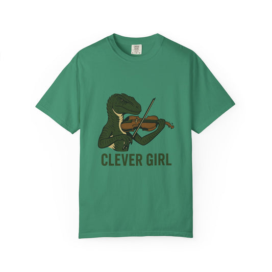 Clever Girl Velociraptor Violin Unisex T-Shirt – Jurassic Music Mashup