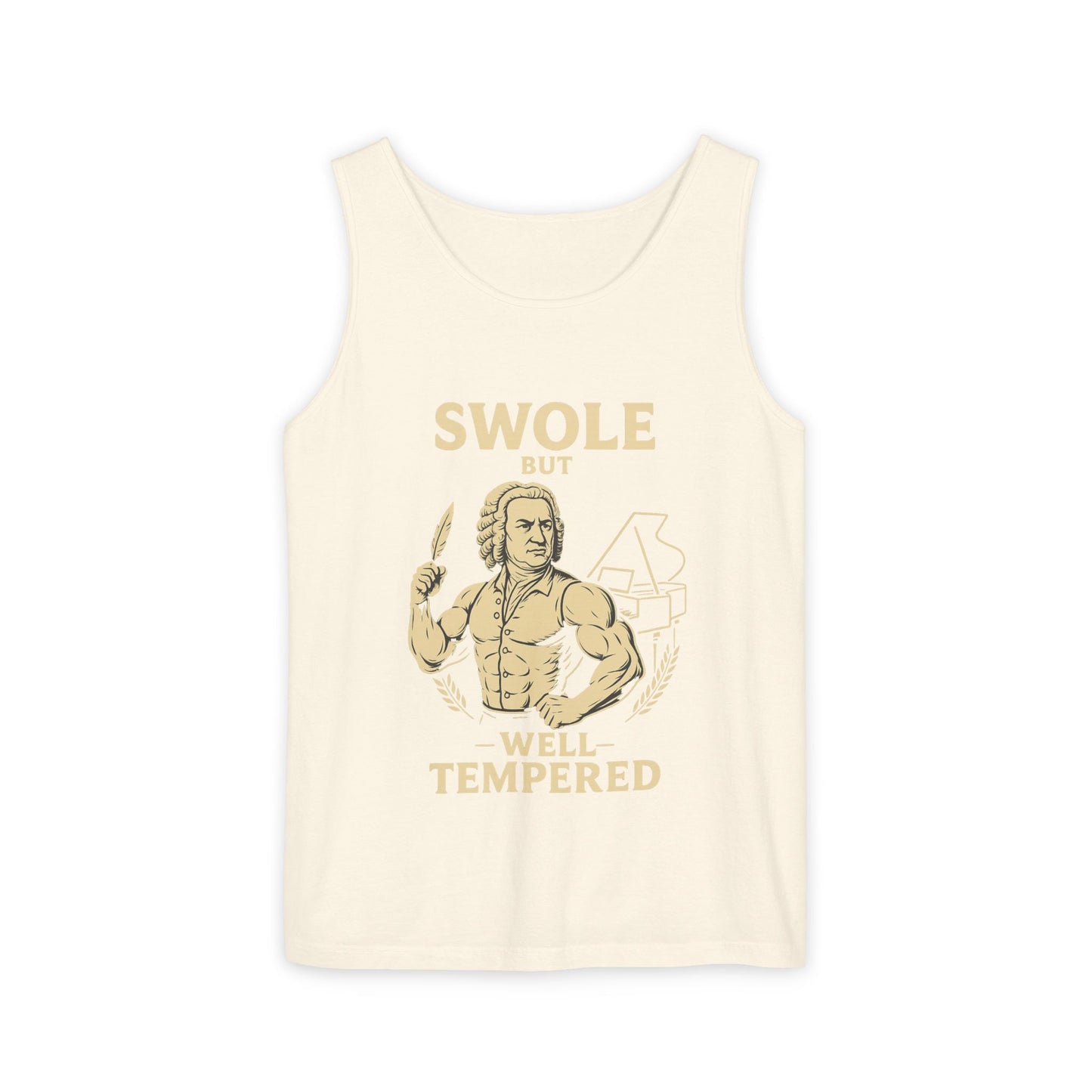 Swole But Well-Tempered Tank – Buff Bach Sleeveless Edition