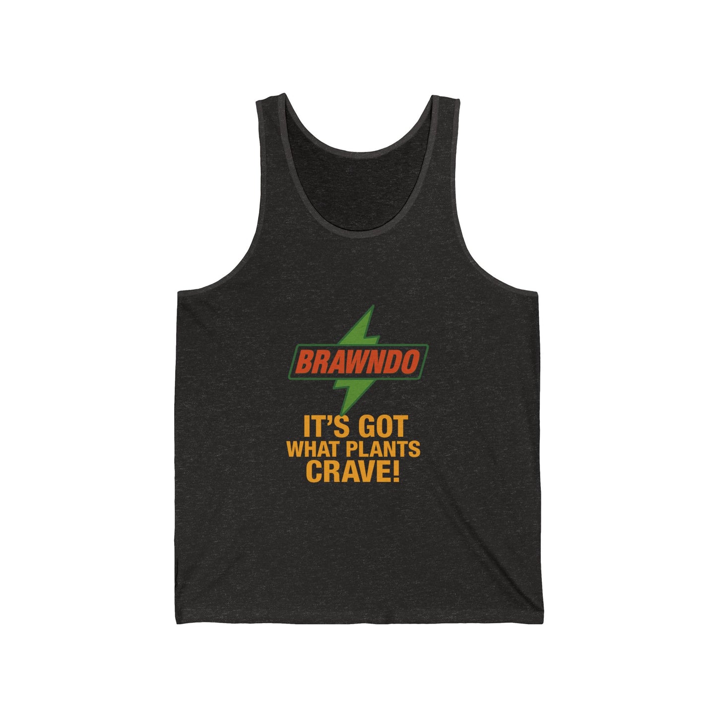 Brawndo “It’s Got What Plants Crave!” Tank Top – Unisex Sleeveless Tee