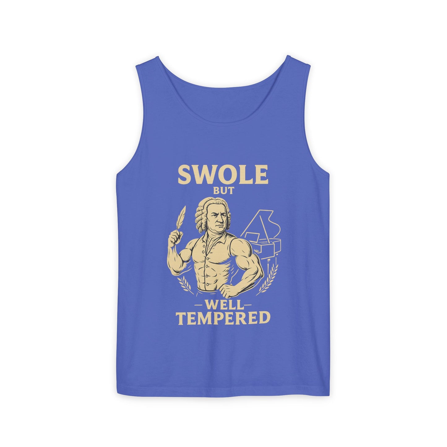 Swole But Well-Tempered Tank – Buff Bach Sleeveless Edition