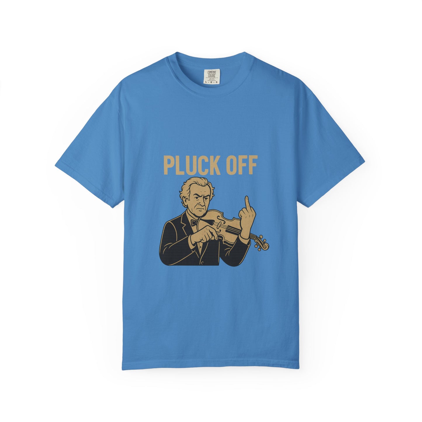 Pluck Off Violinist Tee – Classical Sass, Street-Class Attitude