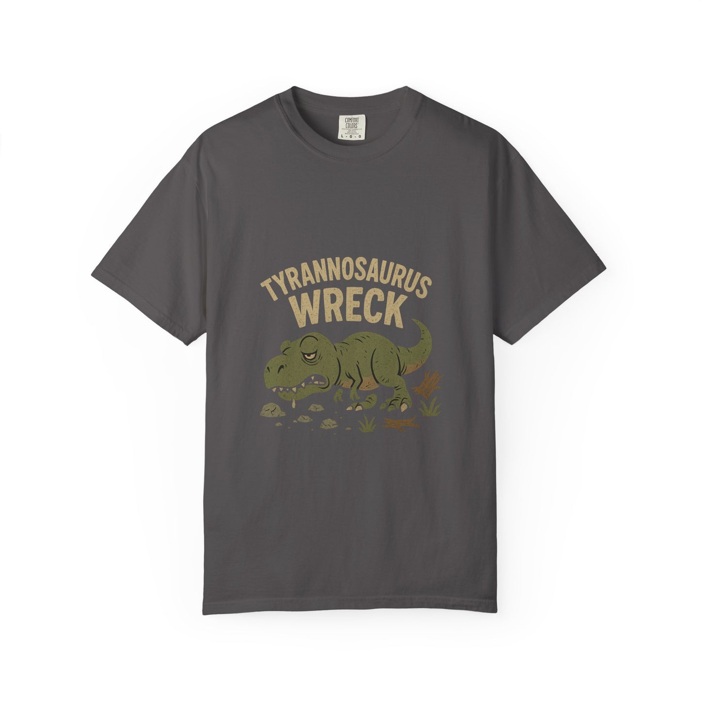 Tyrannosaurus Wreck – Dino Disaster Mood Tee
