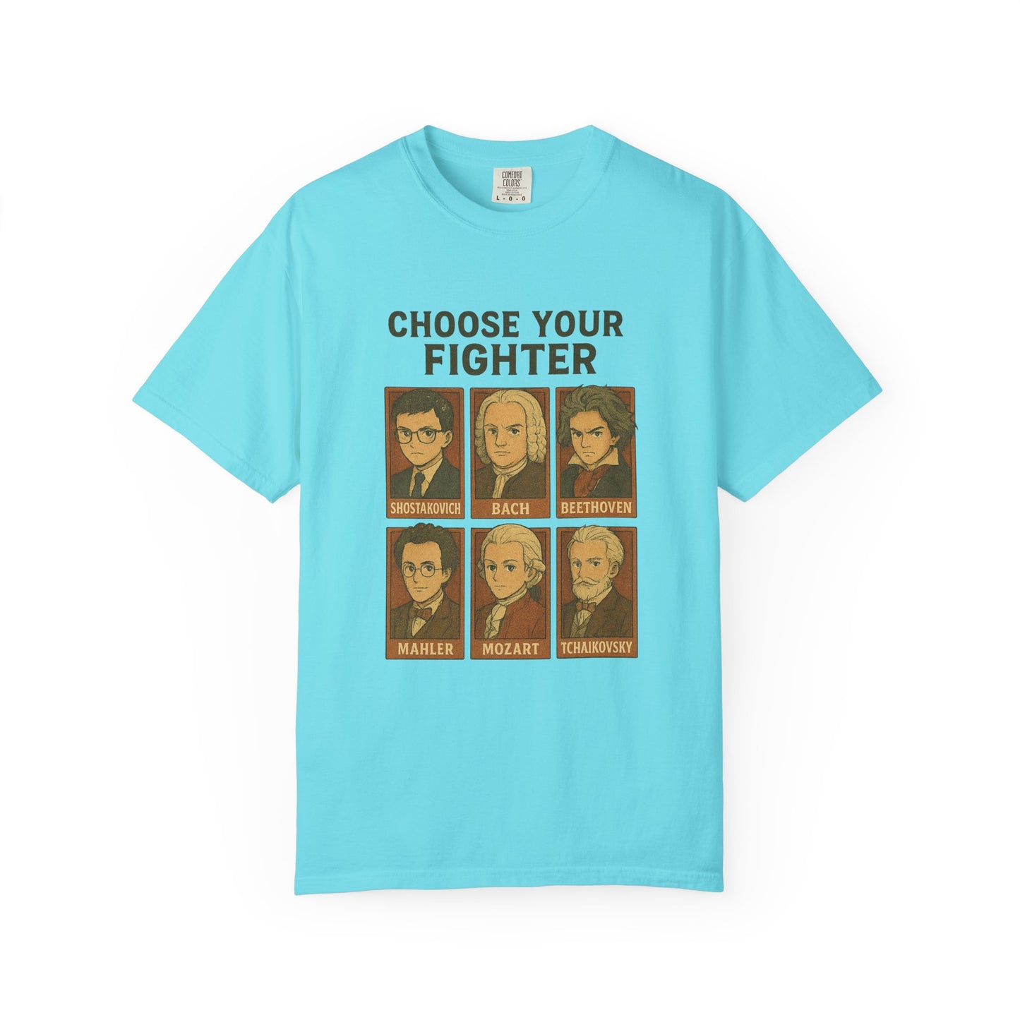 “Choose Your Fighter: Classical Legends Anime T-Shirt”