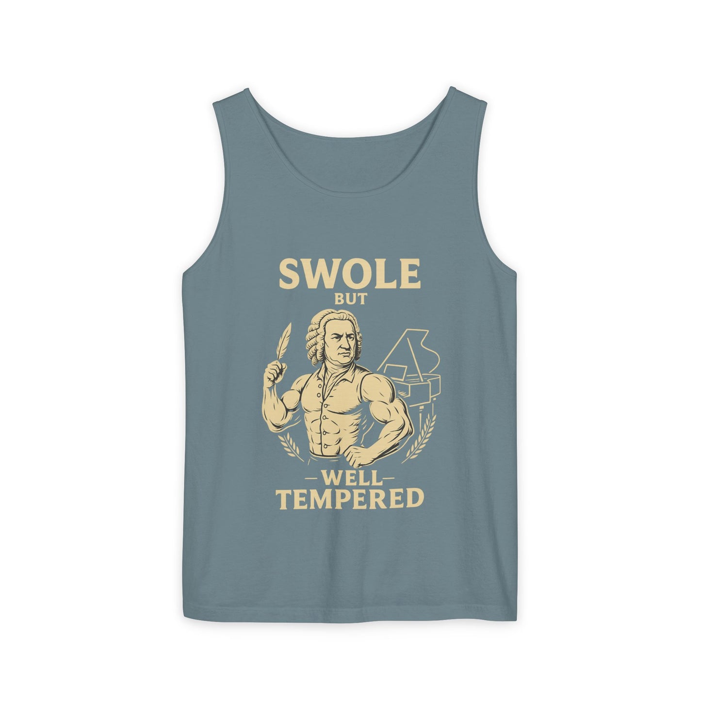 Swole But Well-Tempered Tank – Buff Bach Sleeveless Edition