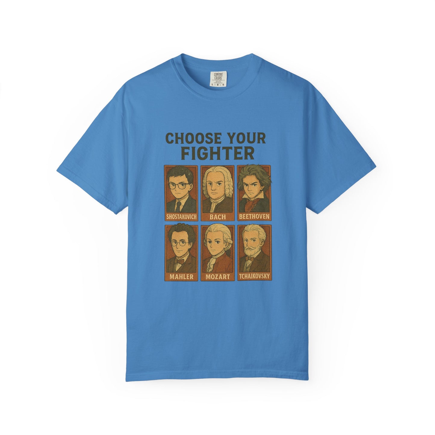 “Choose Your Fighter: Classical Legends Anime T-Shirt”