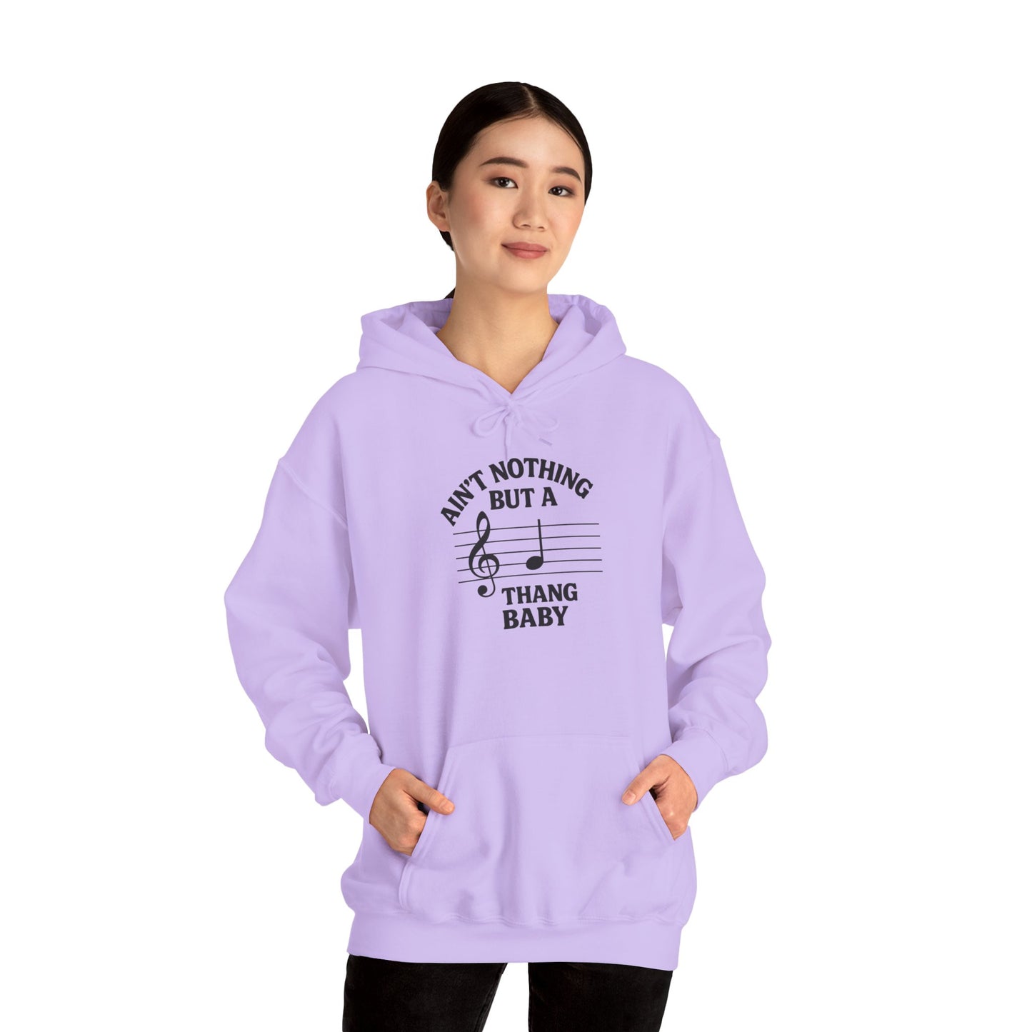 Ain’t Nothing But a G Thang Baby Hoodie – Funny Music Pun Sweatshirt for Musicians & Hip-Hop Fans