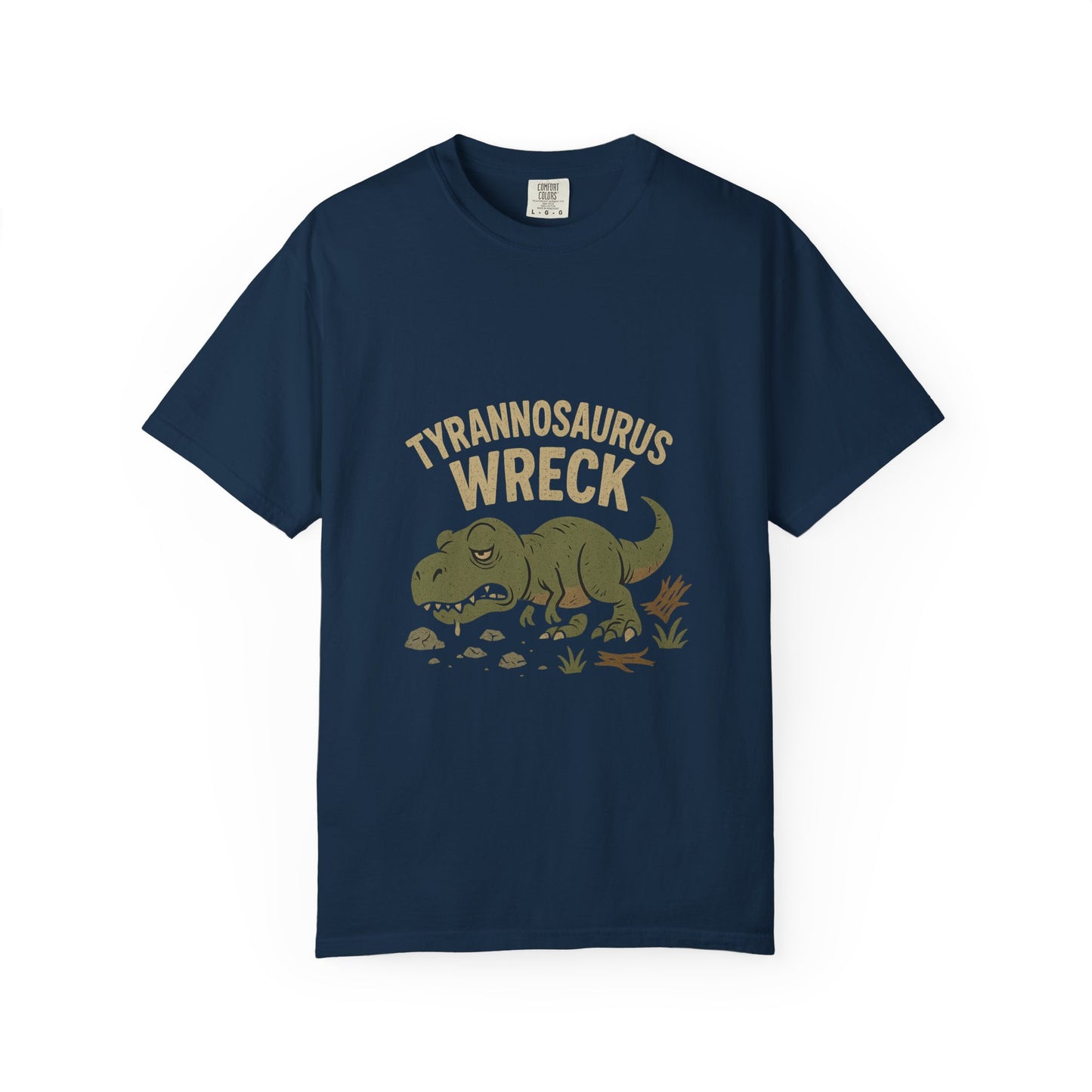 Tyrannosaurus Wreck – Dino Disaster Mood Tee