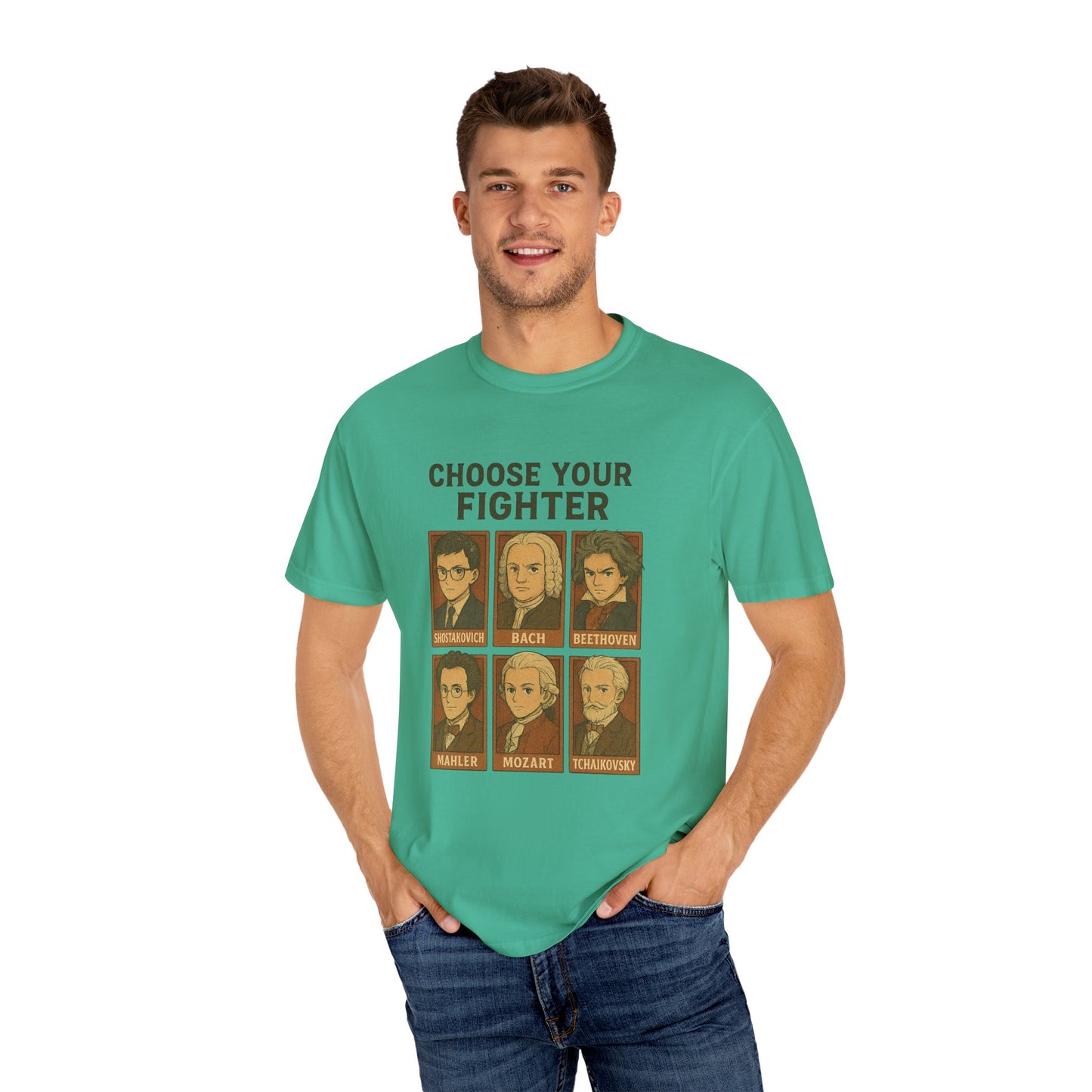 “Choose Your Fighter: Classical Legends Anime T-Shirt”