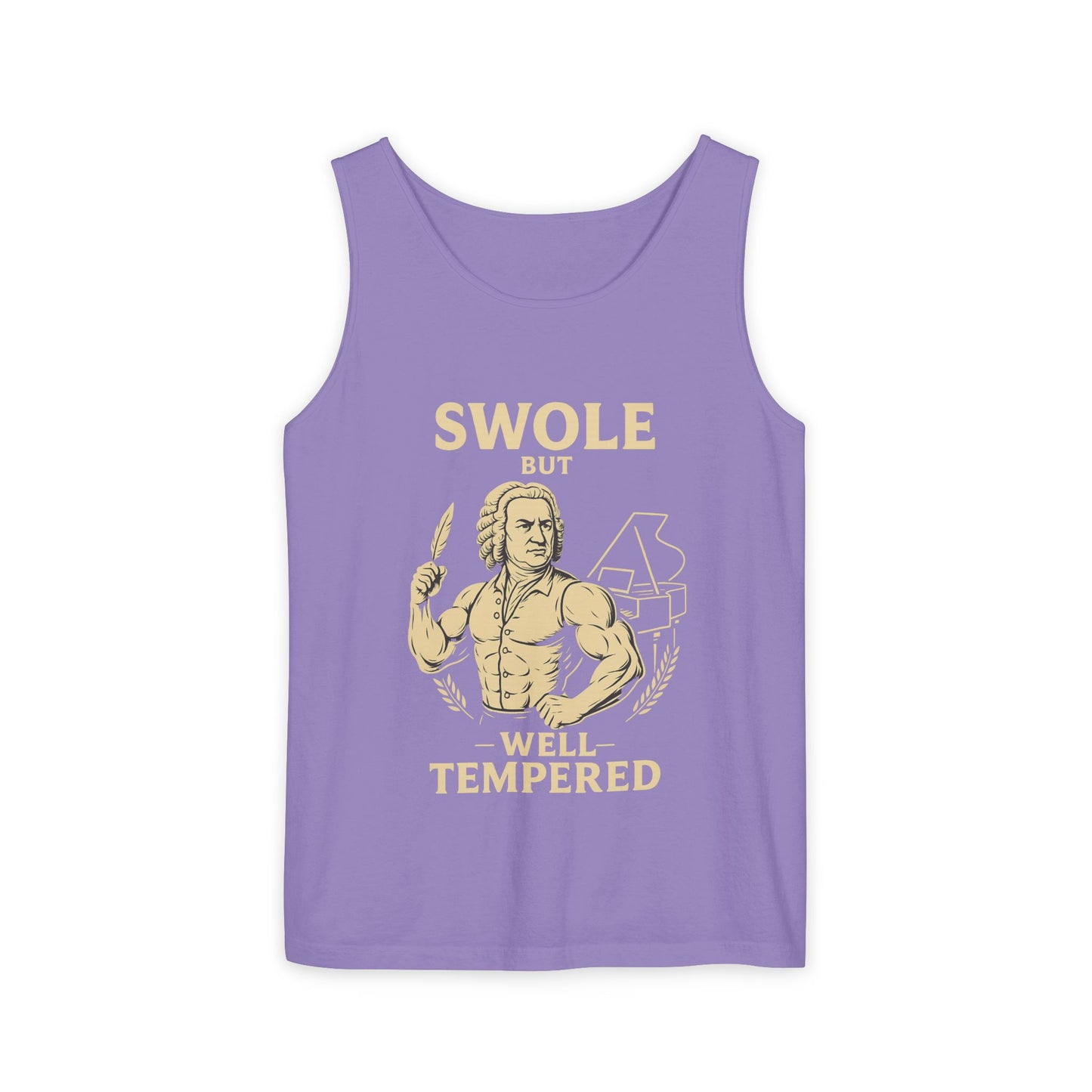 Swole But Well-Tempered Tank – Buff Bach Sleeveless Edition